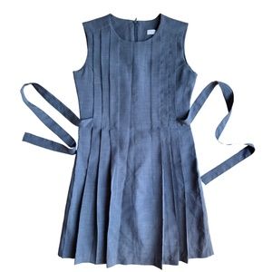 Pleated Grey Dress